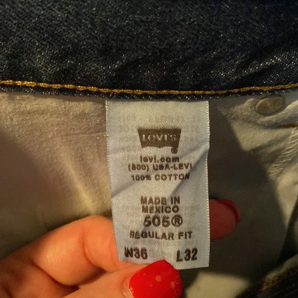 👖Levi’s regular fit 505, waist 36, length 32 - Picture 4 of 5